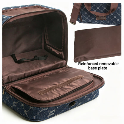 Fluggesellschaft‑zugelassene erweiterbare Haustier‑Transporttasche, unter‑dem‑Sitz Kabinen‑Haustier‑Reisetasche