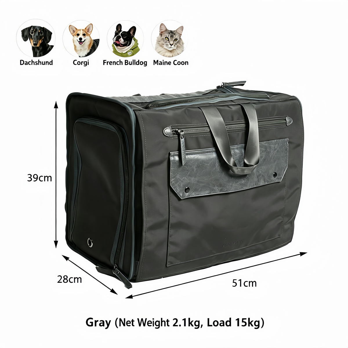 Großkapazität Haustierrucksack, Dreiseitig Atmungsaktiver Katzen Hunde Tragerucksack, Ergonomischer  Outdoor Reisetasche