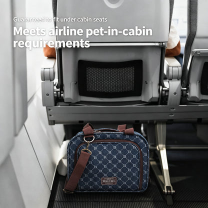 Fluggesellschaft‑zugelassene erweiterbare Haustier‑Transporttasche, unter‑dem‑Sitz Kabinen‑Haustier‑Reisetasche