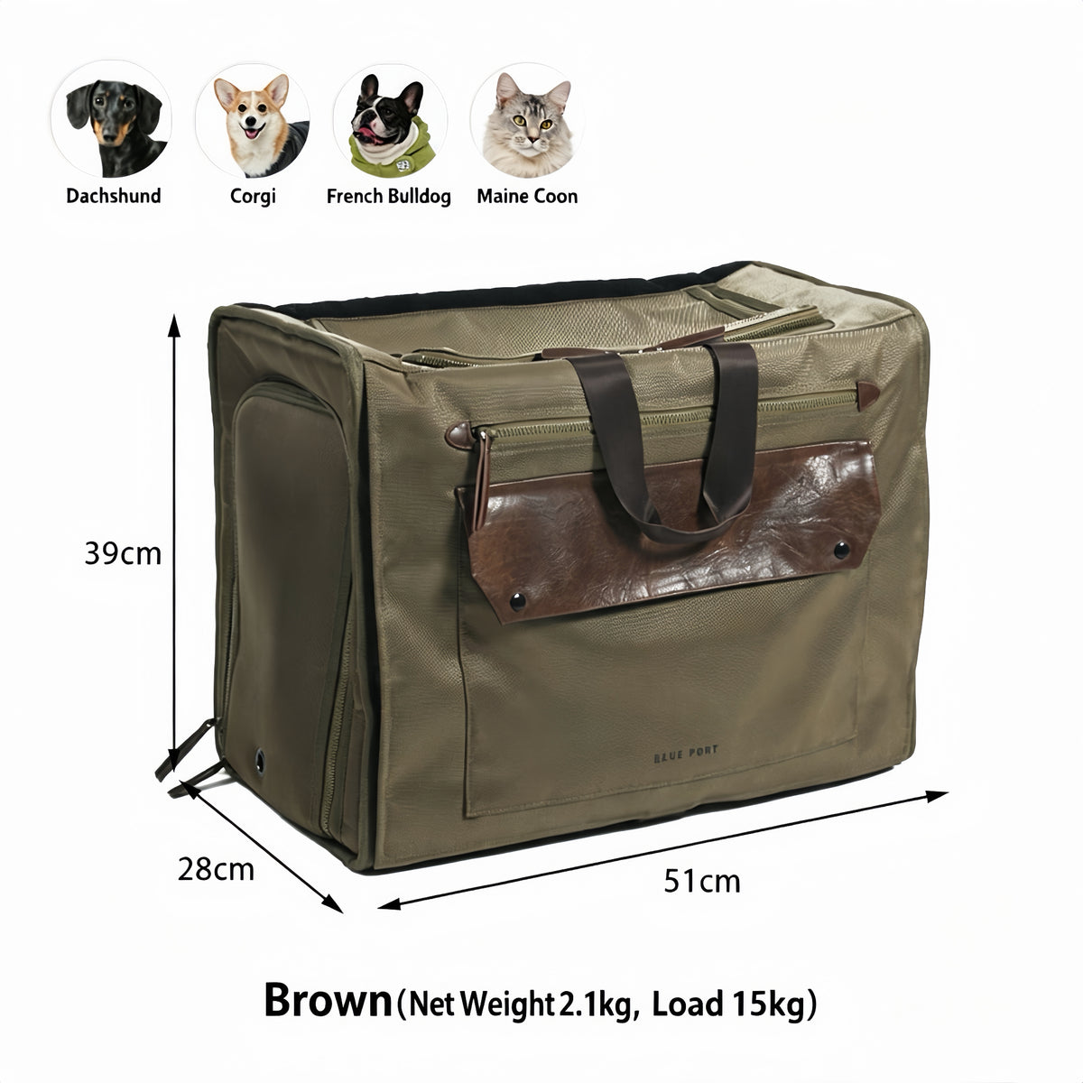 Großkapazität Haustierrucksack, Dreiseitig Atmungsaktiver Katzen Hunde Tragerucksack, Ergonomischer  Outdoor Reisetasche