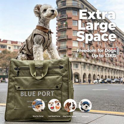Großer Ergonomischer Haustier‑Rucksack, Faltbarer Tierrucksack für Hunde & Katzen, Belüfteter Transportrucksack für Outdoor‑Ausflüge