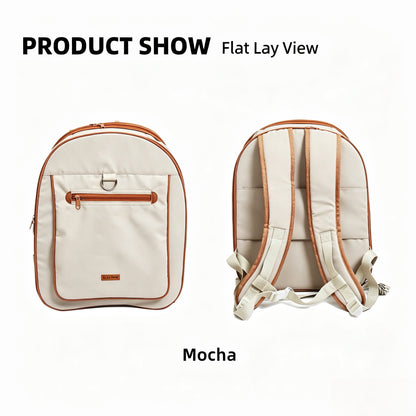 Zweiseitig erweiterbarer Polyester‑Haustier‑Rucksack, wasserabweisend abriebfest, 2 Trageweisen mit Mehrfachtaschen für Haustiere bis 6kg