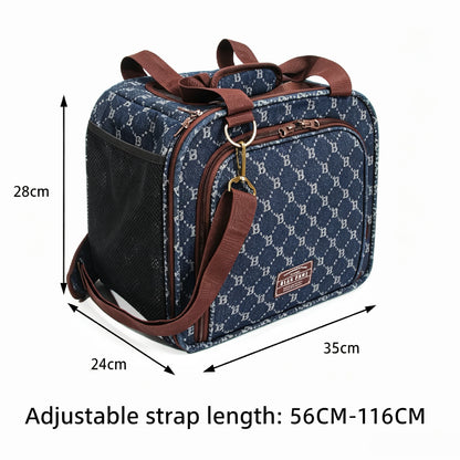 Fluggesellschaft‑zugelassene erweiterbare Haustier‑Transporttasche, unter‑dem‑Sitz Kabinen‑Haustier‑Reisetasche
