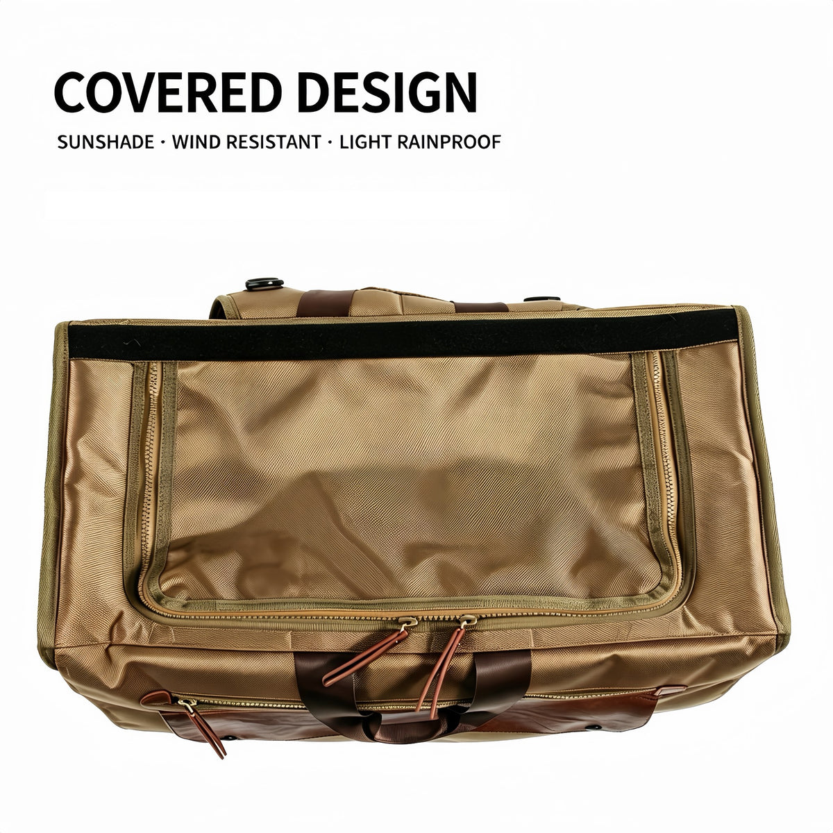 Großkapazität Haustierrucksack, Dreiseitig Atmungsaktiver Katzen Hunde Tragerucksack, Ergonomischer  Outdoor Reisetasche