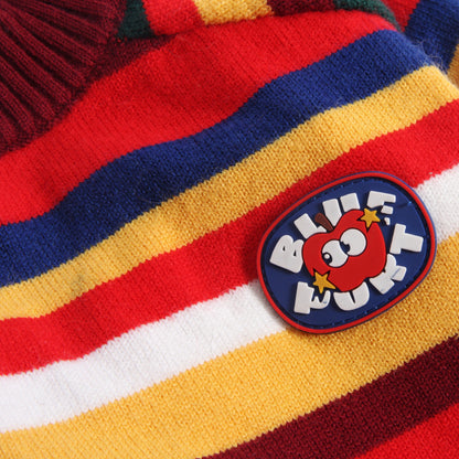 Color‑Block‑Wollmisch‑Haustierpullover, Raglan‑Ärmel‑Pullover für Hunde und Katzen (Herbst Winter).