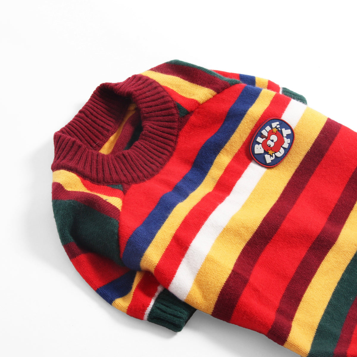 Color‑Block‑Wollmisch‑Haustierpullover, Raglan‑Ärmel‑Pullover für Hunde und Katzen (Herbst Winter).