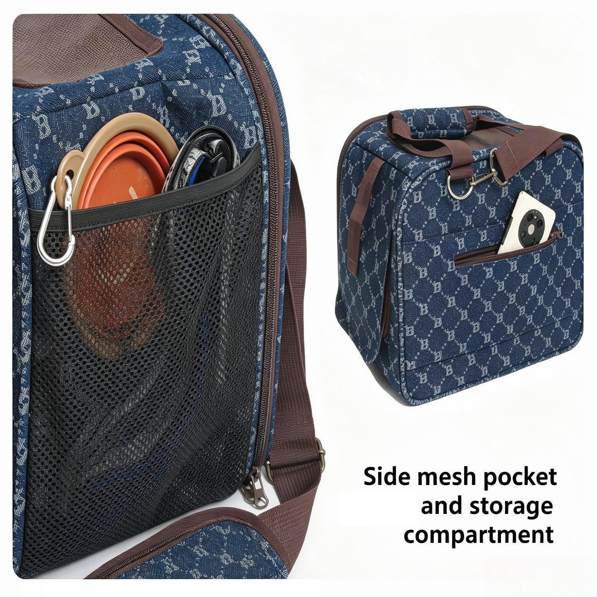 Fluggesellschaft‑zugelassene erweiterbare Haustier‑Transporttasche, unter‑dem‑Sitz Kabinen‑Haustier‑Reisetasche